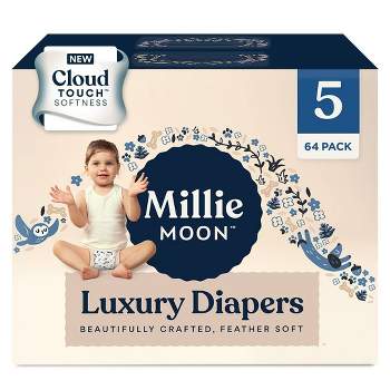 Millie Moon Luxury Diapers - (Select Size and Count)