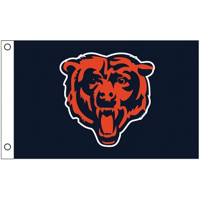 Evergreen Chicago Bears 3' x 5' Indoor Outdoor Flag for Home Apartment Dorm Rooms