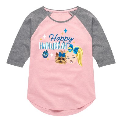 JoJo Siwa Happy Hanukkah  - Light Pink/Ath Hea - 4T