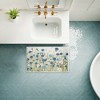 Stupell Industries Blue Poppy Garden Printed Plush Bath Mat And Bath Rug, Design By Kelly Elizabeth, 18"X30" - 4 of 4