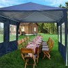 Yescom 10' x 20' Party Wedding Tent Canopy Blue - 2 of 4