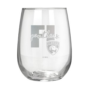 NHL Florida Panthers The Vino Stemless 17oz Wine Glass - Clear - 1 of 2