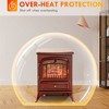 NicBex 22 Inch Electric Fireplace with Realistic LED Flames and Logs Freestanding 1500W Heater Fireplace with Overheating Protection - 2 of 4