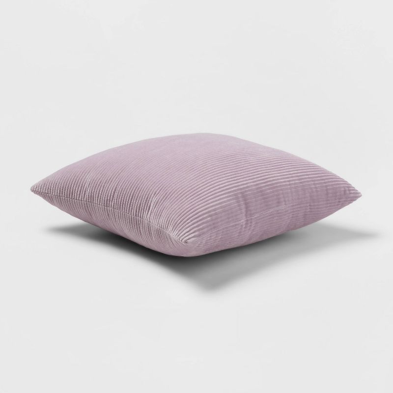 Square Plush Corduroy Decorative Throw Pillow - Room Essentials™, 3 of 5