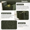 360° Swivel Chair Accent Barrel Armchair, Sofa Chair with Side Pockets for Living Room, Bedroom, Office, Hotel - Green/Red/Gray - ModernLuxe - 4 of 4