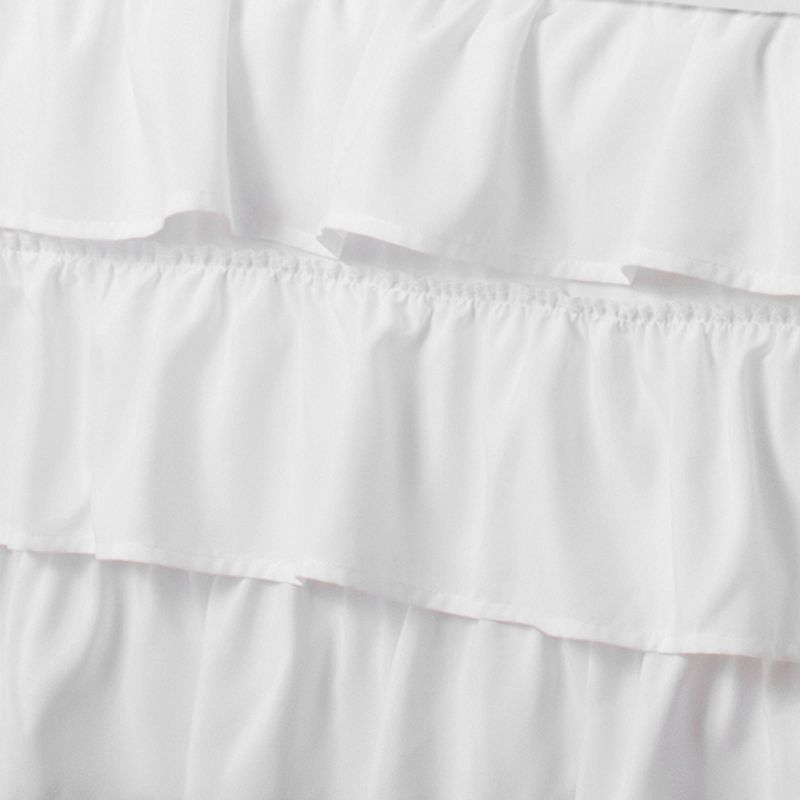 Belles & Whistles 3-Tiered Ruffle 15" Drop Bed Skirt, 6 of 7