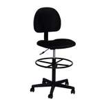 Flash Furniture Black Fabric Drafting Chair (Cylinders: 22.5''-27''H or 26''-30.5''H)