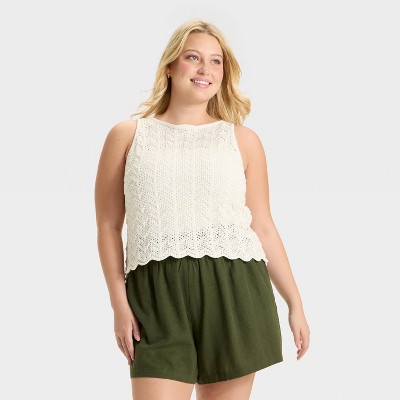 Women's Sweater Tank Top - Ava & Viv™