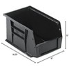 Quantum Storage Systems Bin, Stacking Or Hanging, 6"W X 9-1/4"D X 5"H - 2 of 2