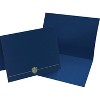 Great Papers Classic Crest Certificate Holders 12" x 9.38" Navy 25/Pack (903115PK5) - 3 of 3