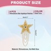 Unique Bargains Iron On Durable DIY Clothing Star Rhinestone Patches 4 Pcs - 2 of 4