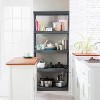 Sterilite Flat Storage Shelves Gray : Target