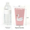 Big Dot of Happiness Swan Soiree - White Swan Baby Shower or Birthday Party Favor Popcorn Treat Boxes - Set of 12 - 2 of 4