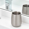 iDesign Stainless Steel Tumbler for Countertop or Vanity - Brushed - 4 of 4
