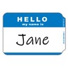 C-Line® Pressure Sensitive Badges, Hello my name is, Blue, 3-1/2" x 2-1/4", 100 Per Pack, 5 Packs - 3 of 3
