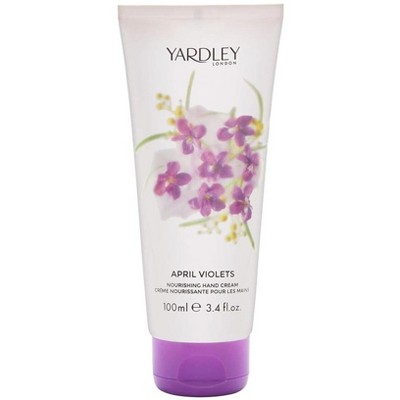 Yardley April Violets Nourishing Hand Cream, 3.4 oz