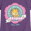 Girls' - Garfield - I Hate Mondays Badge Fitted Short Sleeve Graphic T-Shirt - 2 of 4
