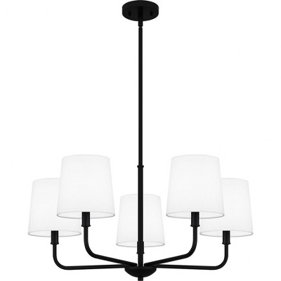 Quoizel Lighting Gallagher 5 - Light Chandelier in  Matte Black