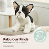 Bearington Oliver The French Bulldog Plush, 13 Inch Cute French Bulldog Fluffy Stuffed Animal, For Ages 3-14 - 2 of 4