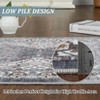 Area Rugs Washable Area Rug for Living Room, Vintage Boho Large Rugs Distressed Indoor Floor Carpet for Office Dining Room Hallway - 4 of 4
