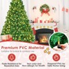 6ft Pre-Lit Premium Hinged Artificial Christmas w/ 1,000 Branch Tips, 300 Lights - 4 of 4