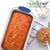 NutriChef Non-Stick Loaf Pan - Deluxe Nonstick Gold Coating Inside and Outside with Blue Silicone Handles - image 4 of 4