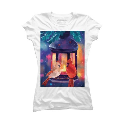 Junior's Design By Humans Christmas in the Air By Mellodee T-Shirt