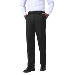 Cloudstyle Mens Classic Slim Fit Stretch Flat Front Slacks Dress Pants - 1 of 4