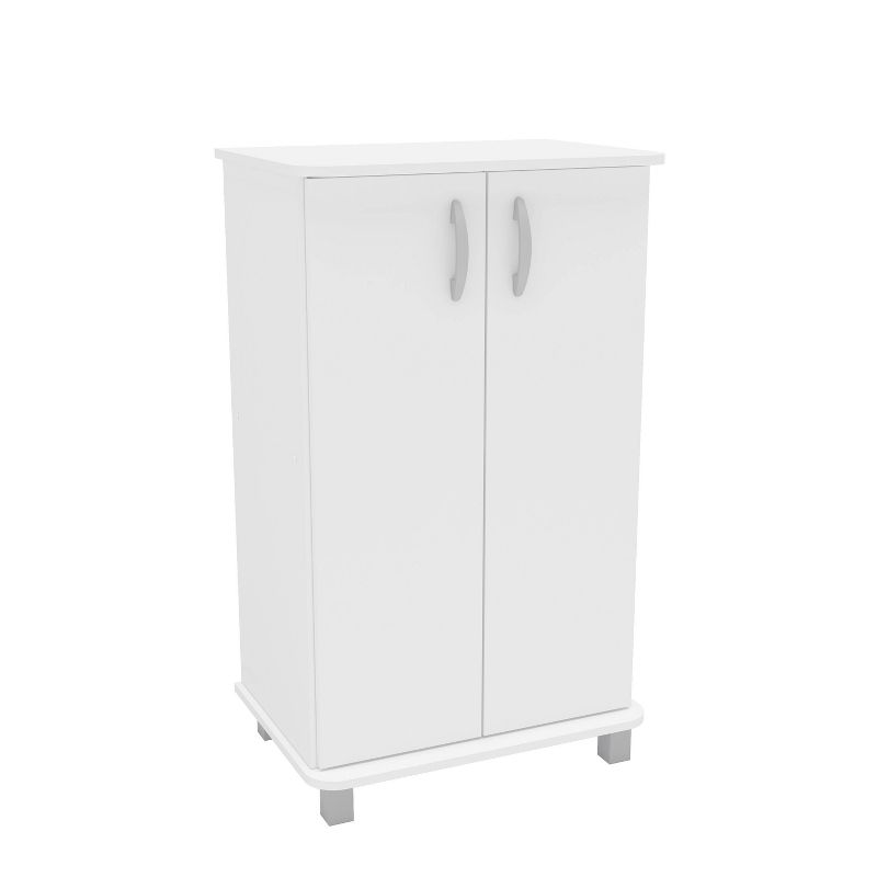 Michigan 2 Door Storage Cabinet White - Polifurniture, 1 of 14
