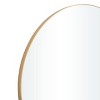 Wood Round Wall Mirror with Thin Frame - Olivia & May - 4 of 4