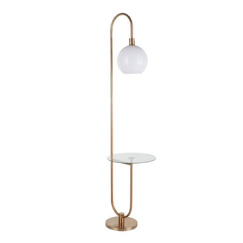 Glass floor shop lamp target