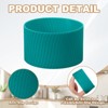 Unique Bargains Silicone Protective Heat Resistant Non Slip Coffee Cup Sleeve 4 Pcs - 3 of 4