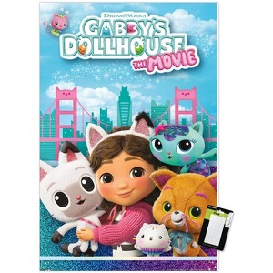 Trends International Gabby's Dollhouse: The Movie (2025) - Key Art Unframed Wall Poster Prints - 1 of 4