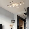 JONATHAN Y Palco 39" Contemporary Minimalist Metal Adjustable Dimmable Geometric Integrated LED Flush Mount - 4 of 4