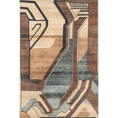 Nuloom Kali Gandaki Wool Area Rug, 4' x 6', Brown