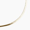 sanctuaire Herringbone Snake Chain Necklace 14K Solid Gold - 3 of 3