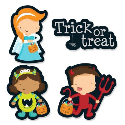 Big Dot of Happiness Trick or Treat - DIY Shaped Halloween Party Cut-Outs - 24 Count