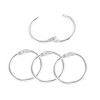 Unique Bargains 1.2" Openable Dia Metal Spring O-Ring Loose Leaf Binder Ring Silver Tone 50 Pcs - 4 of 4