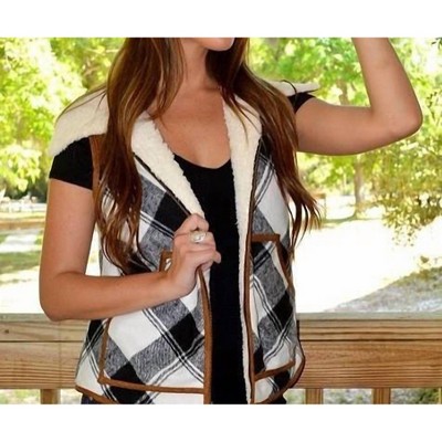 Women's Plaid Vest - JUDITH MARCH