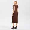 Women's Textured Knit Midi Bodycon Dress - A New Day™ - 2 of 3