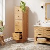 Hommoo 39" Tall 5-Drawer Dresser Brown - 2 of 4
