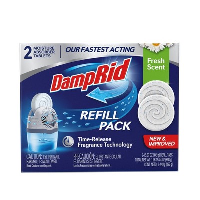 DampRid Moisture Absorber Air Freshener Fresh Scent - 15.74oz/2pk