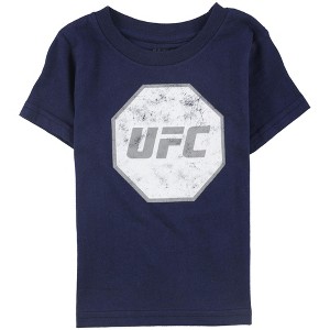 UFC Boys Distressed Logo Graphic T-Shirt, navy, 18 mos - 1 of 1