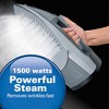 Hamilton Beach Retractable Cord Iron: Stainless Steel Soleplate, Vertical Steam, 1500W, 8ft Cord, 8oz Water Tank - 2 of 4
