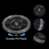 Unique Bargains High-Strength Plastic 360-Degree Durable Multi-use Rotating Swivel Stand with Steel Ball Bearings Clear - 4 of 4
