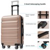 Dexmalle 6-Piece ABS Hardshell Luggage Set - 2 of 4