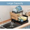 LunaLulinlk Dish Drying Rack, 2-Tier Dish Drying Rack with Cutlery Rack, Cup Holder, Cutting Board Holder, Dish Racks for Kitchen Counter - 3 of 4