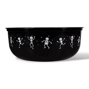 Candy Bowl Skeleton Black - Bullseye's Playground™ - 1 of 3