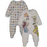 Star Wars Chewbacca R2- D2 Darth Vader Stormtrooper Baby 2 Pack Zip Up Long Sleeve Sleep N' Play Coveralls Newborn to Infant 