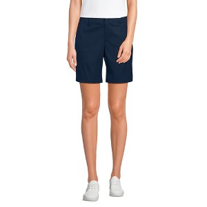 Lands' End Lands' End School Uniform Women's Active Chino Shorts - 1 of 3